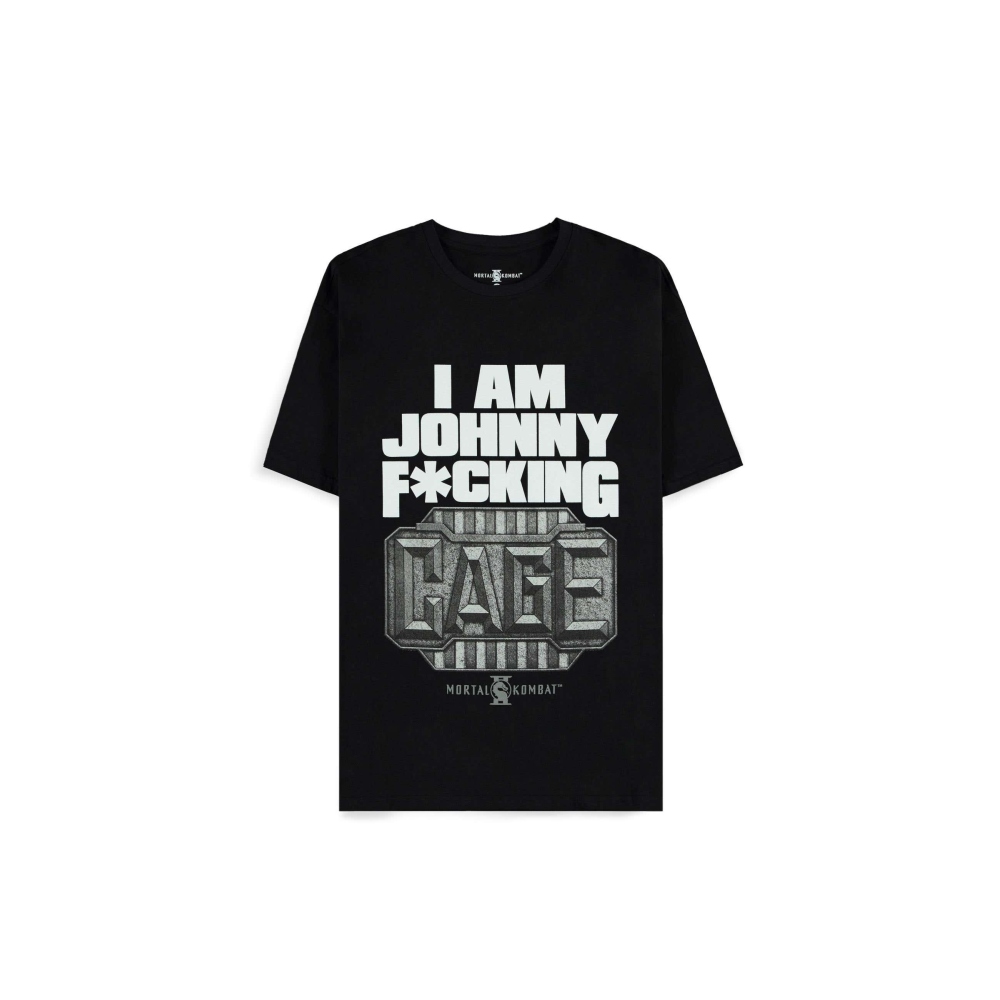 Mortal Kombat 2 - I am Johnny F*cking Cage Tshirt Homme - Noir